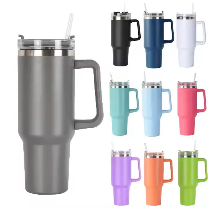 Hot-Selling 304 Stainless Steel Travel Cup Double-Decker Vacuum Automobile Insulation Cup for Water Custom Logo Design