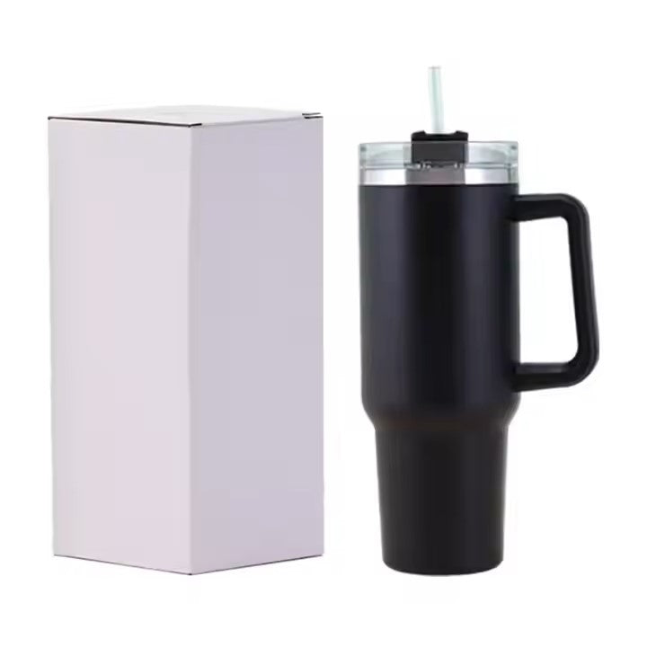 Hot-Selling 304 Stainless Steel Travel Cup Double-Decker Vacuum Automobile Insulation Cup for Water Custom Logo Design