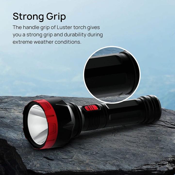 Portable LED Flashlight Multifunctional Work Light Emergencies Safety With Luster LED Torch Combo