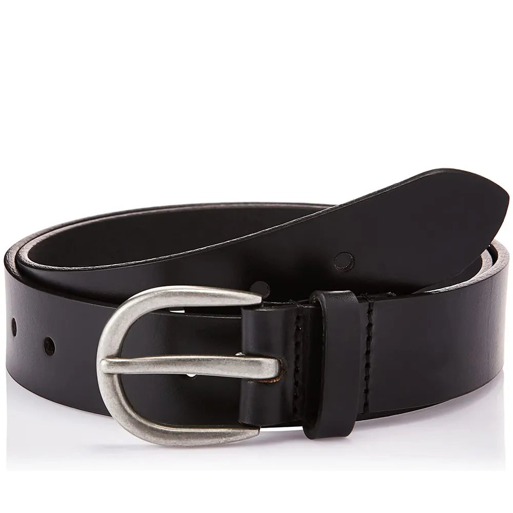 Unique Style Solid Color Customize Logo Trendy Brand Custom Genuine Leather Belts For Men