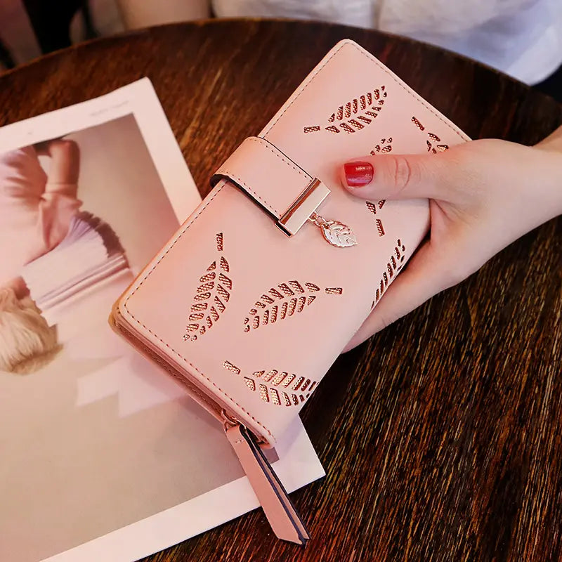 Fashion Pu Leather Women's Long Wallet High Quality Cheap Ladies Clutch Purse Card Metal Buckle Multi-Card Woman's Coin Wallets